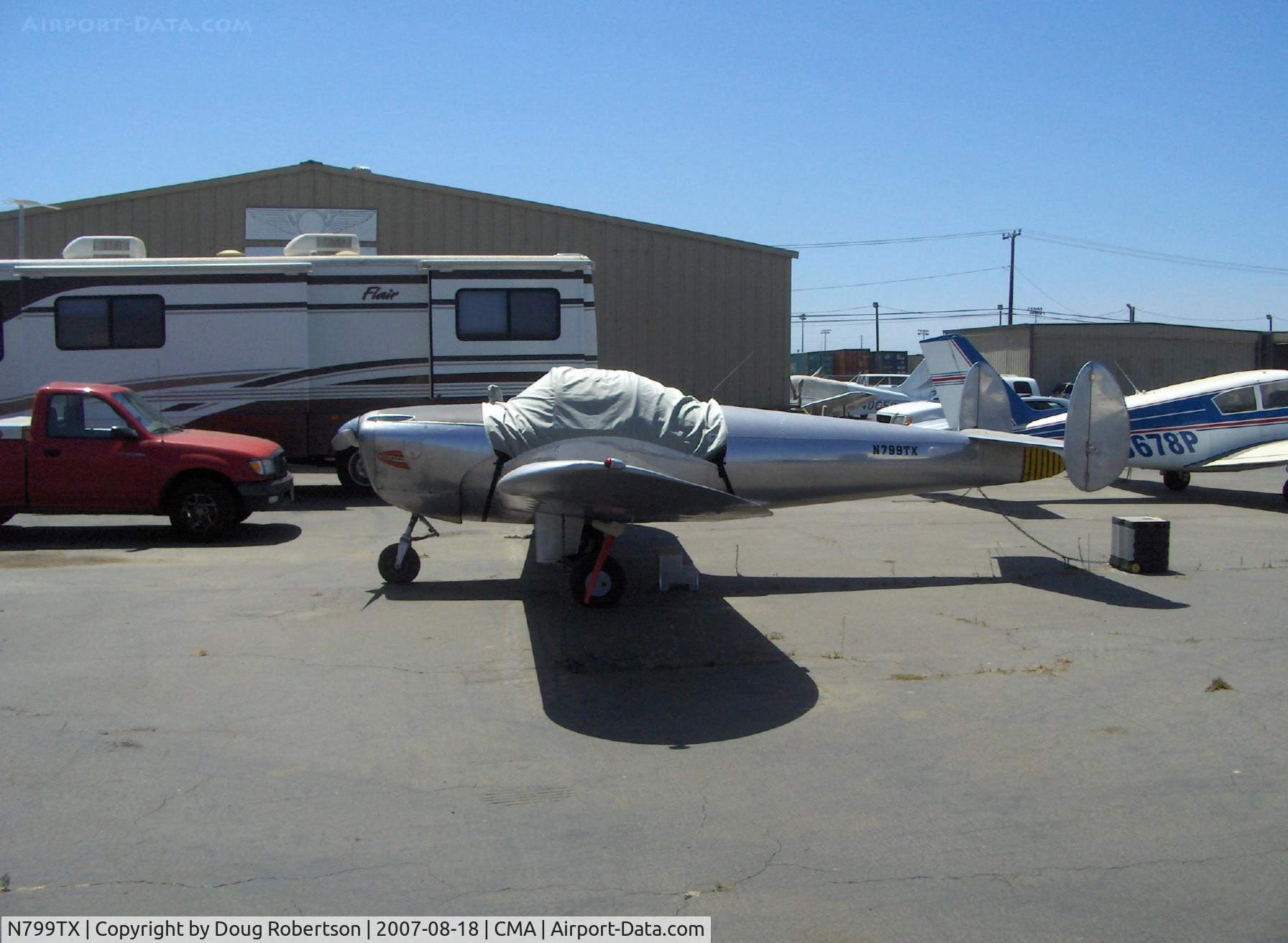 N799TX, 1946 Erco 415C Ercoupe C/N 670, 1946 ERCO Ercoupe 415-C, Continental A&C75 75 Hp