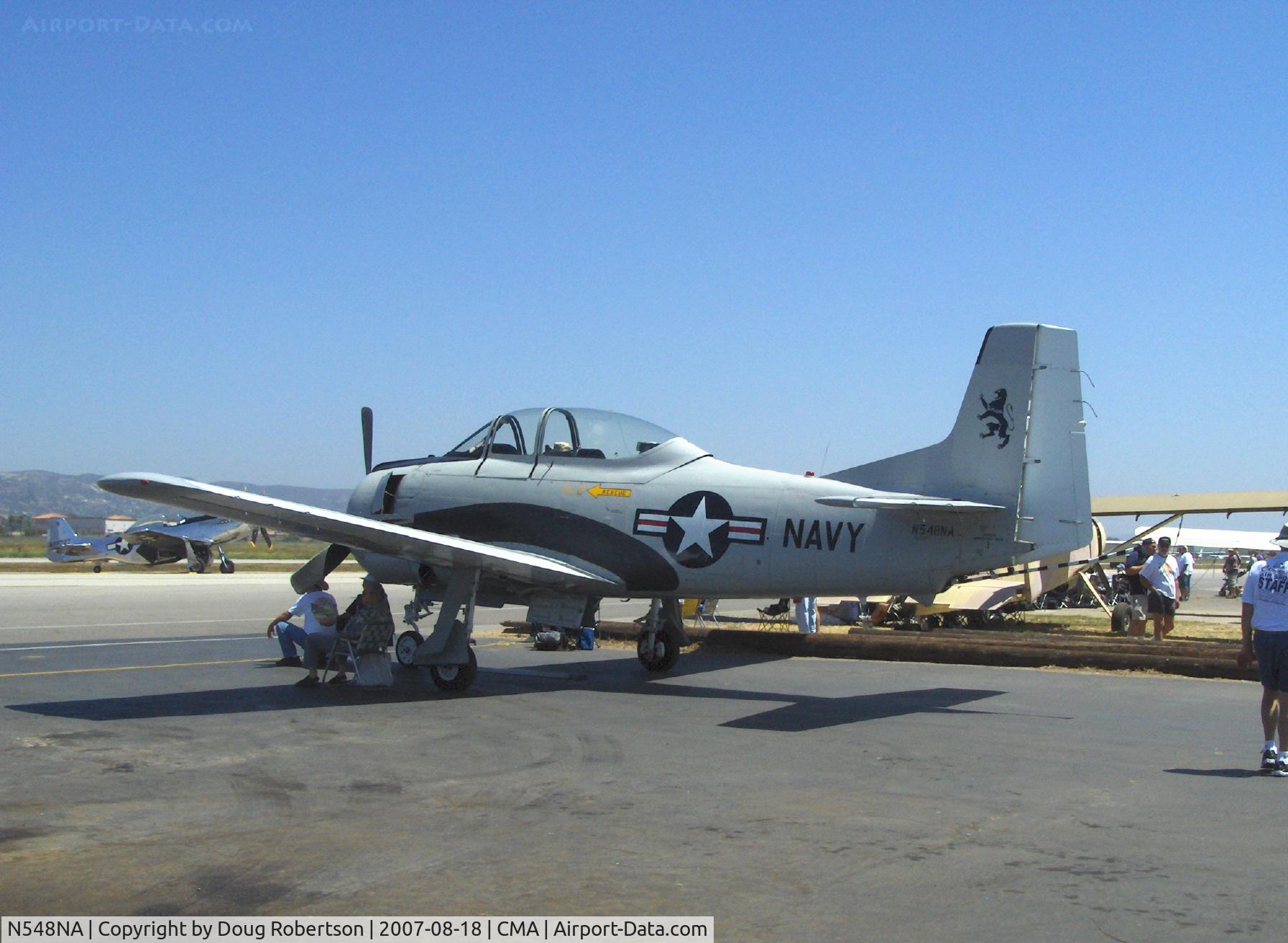 N548NA, North American T-28C Trojan C/N 226-125, North American T-28C TROJAN, Wright Cyclone R-1820-9HD 1,425 Hp