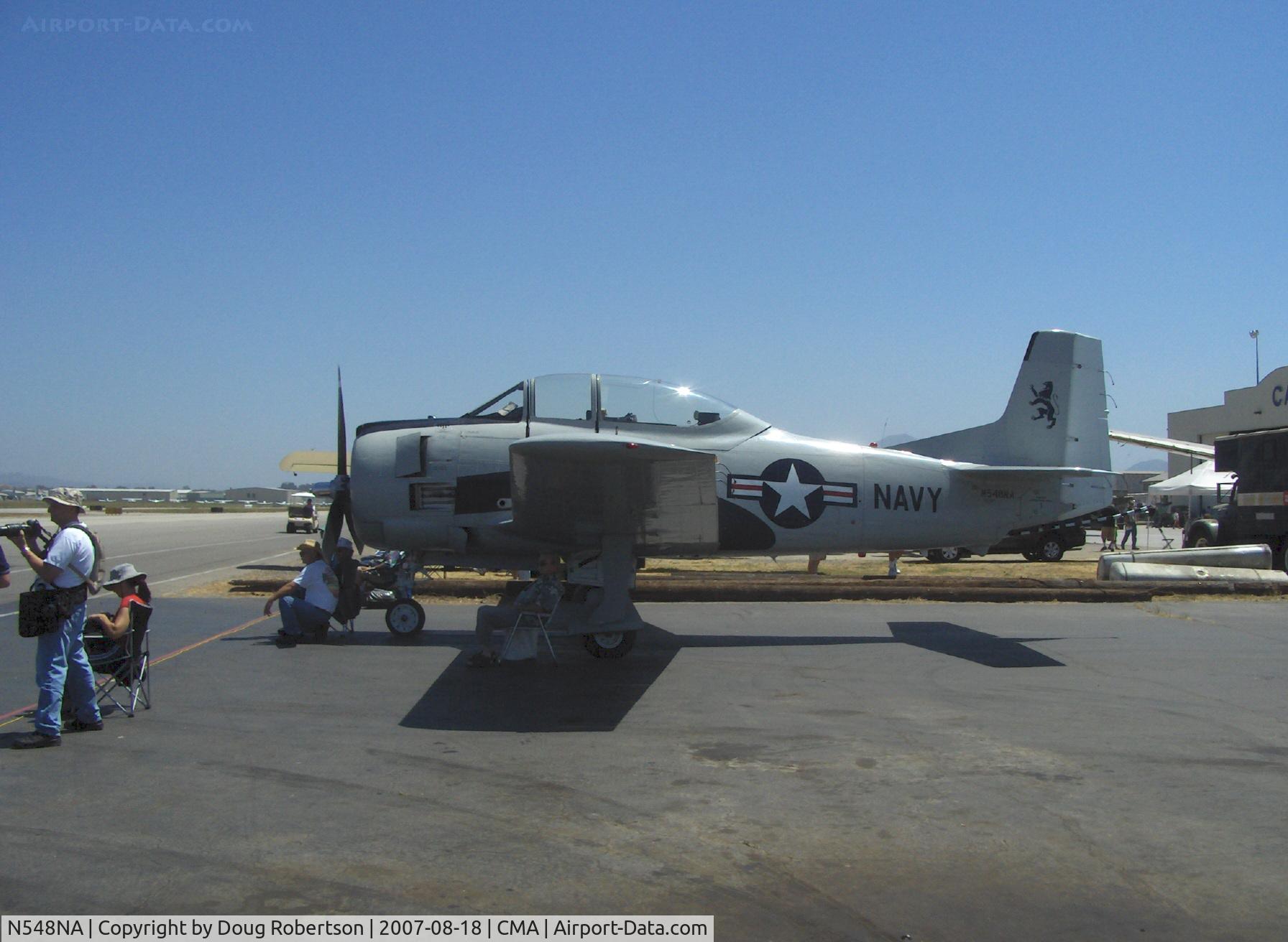 N548NA, North American T-28C Trojan C/N 226-125, North American T28C TROJAN, Wright Cyclone R-1820-9HD 1,425 Hp