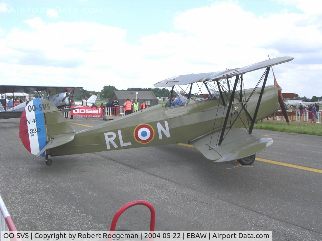 OO-SVS, 1946 Stampe-Vertongen SV-4C C/N 320, RL N.14 th Antwerp Stampe Fly in.