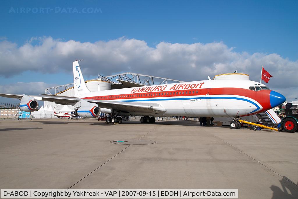 D-ABOD, 1960 Boeing 707-430 C/N 17720, Boeing 707 marked as D-AHFG