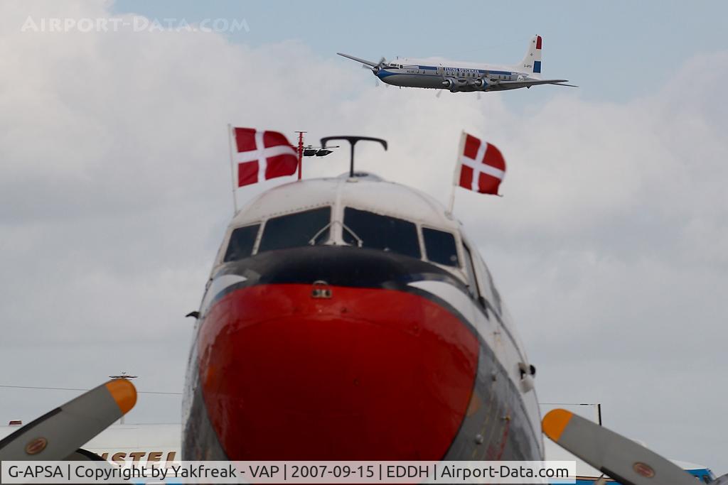 G-APSA, 1958 Douglas DC-6A C/N 45497, Air Atlantic DC6 in KLM colors