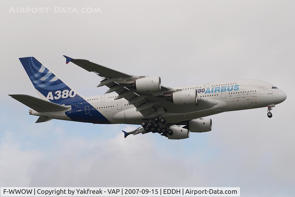 F-WWOW, 2005 Airbus A380-841 C/N 001, Airbus A380