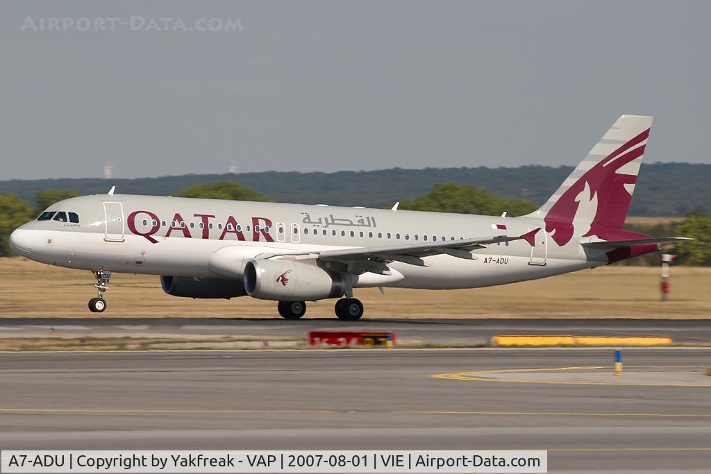 A7-ADU, 2007 Airbus A320-232 C/N 3071, Qatar Airways Airbus 320