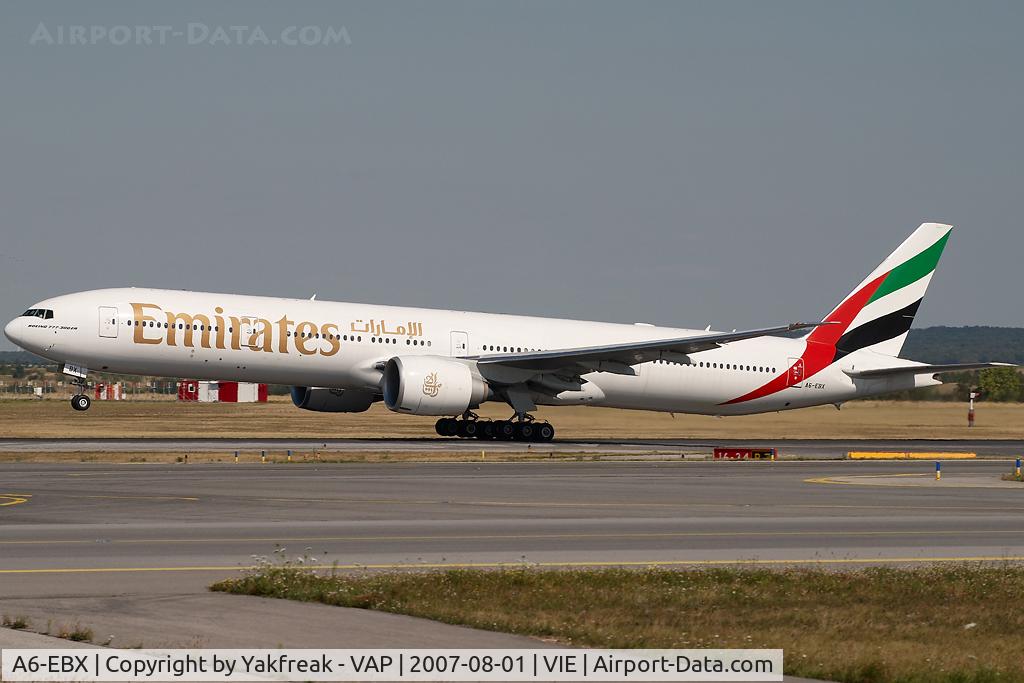 A6-EBX, 2007 Boeing 777-31H/ER C/N 32729, Emirates Boeing 777-300