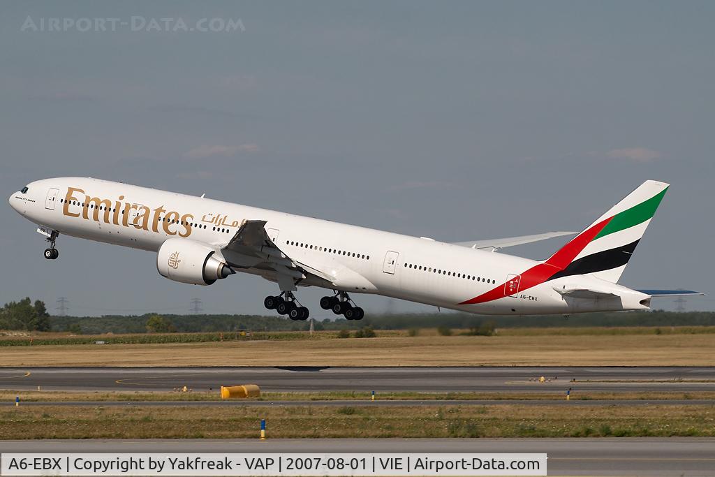 A6-EBX, 2007 Boeing 777-31H/ER C/N 32729, Emirates Boeing 777-300