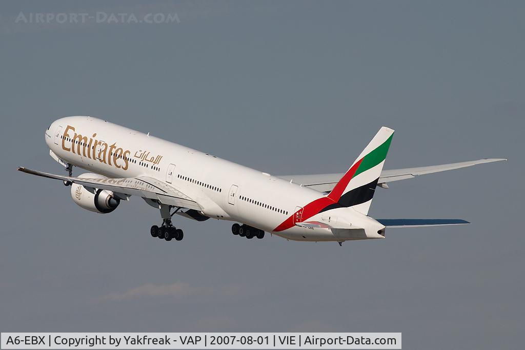 A6-EBX, 2007 Boeing 777-31H/ER C/N 32729, Emirates Boeing 777-300
