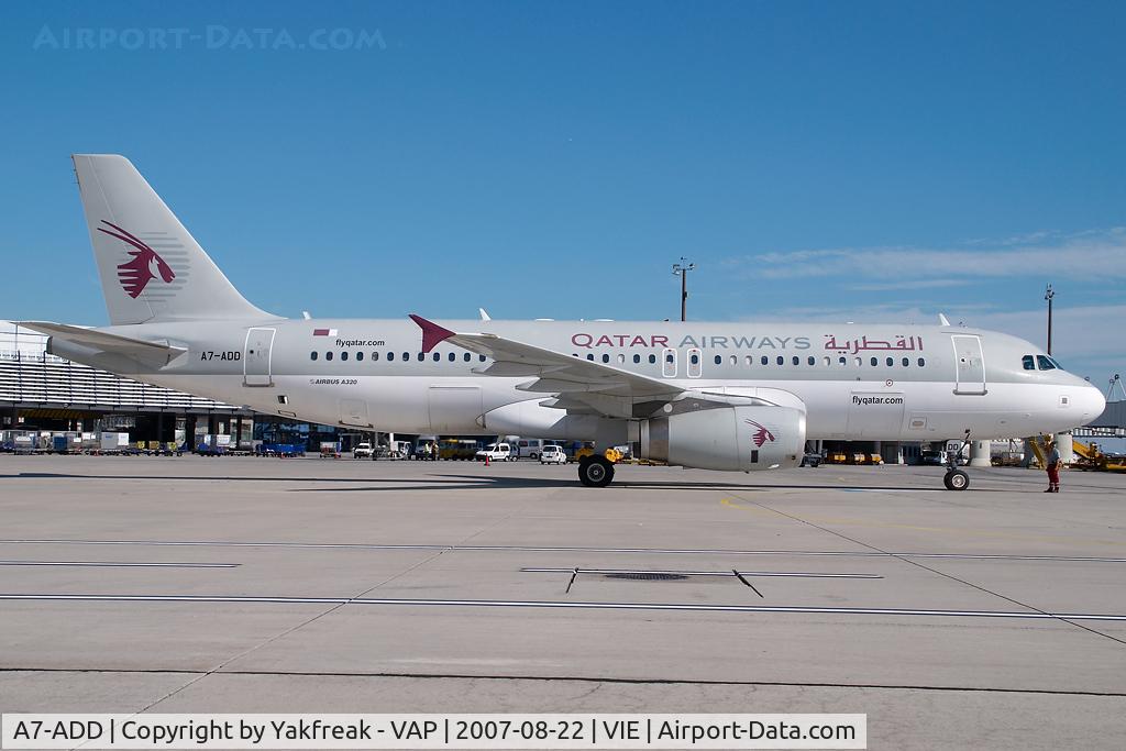 A7-ADD, 2002 Airbus A320-232 C/N 1895, Qatar Airways Airbus 320