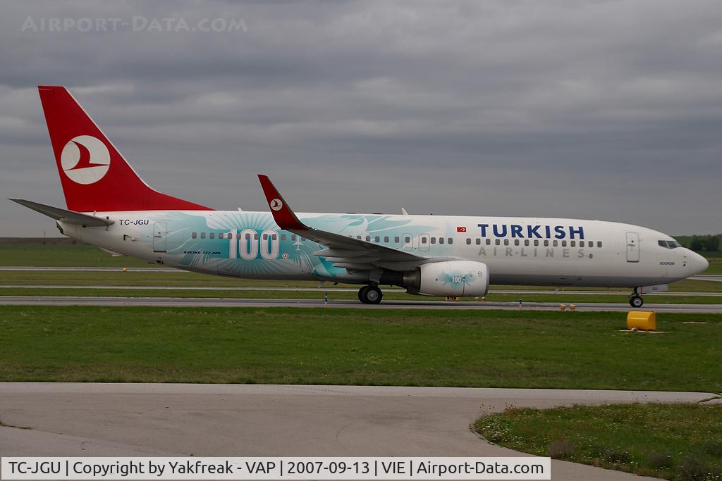 TC-JGU, 2006 Boeing 737-8F2 C/N 34418, Turkish Airlines Boeing 737-800