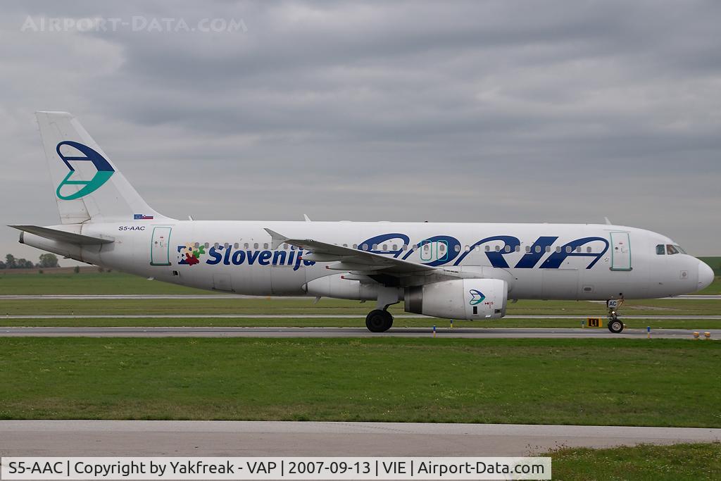 S5-AAC, 1990 Airbus A320-231 C/N 0114, Adria Airways Airbus 320