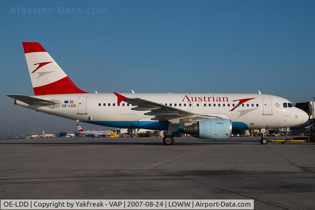OE-LDD, 2005 Airbus A319-112 C/N 2416, Austrian Airlines Airbus 319