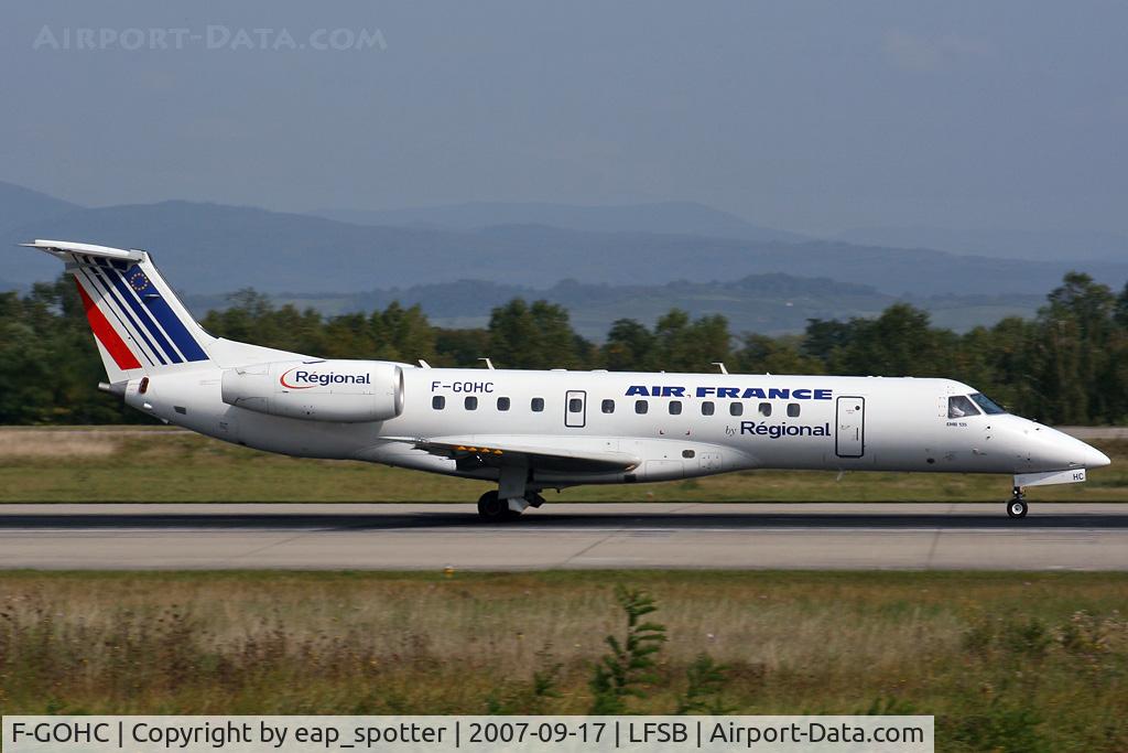 F-GOHC, 2000 Embraer ERJ-135ER (EMB-135ER) C/N 145243, departing to Lyon
