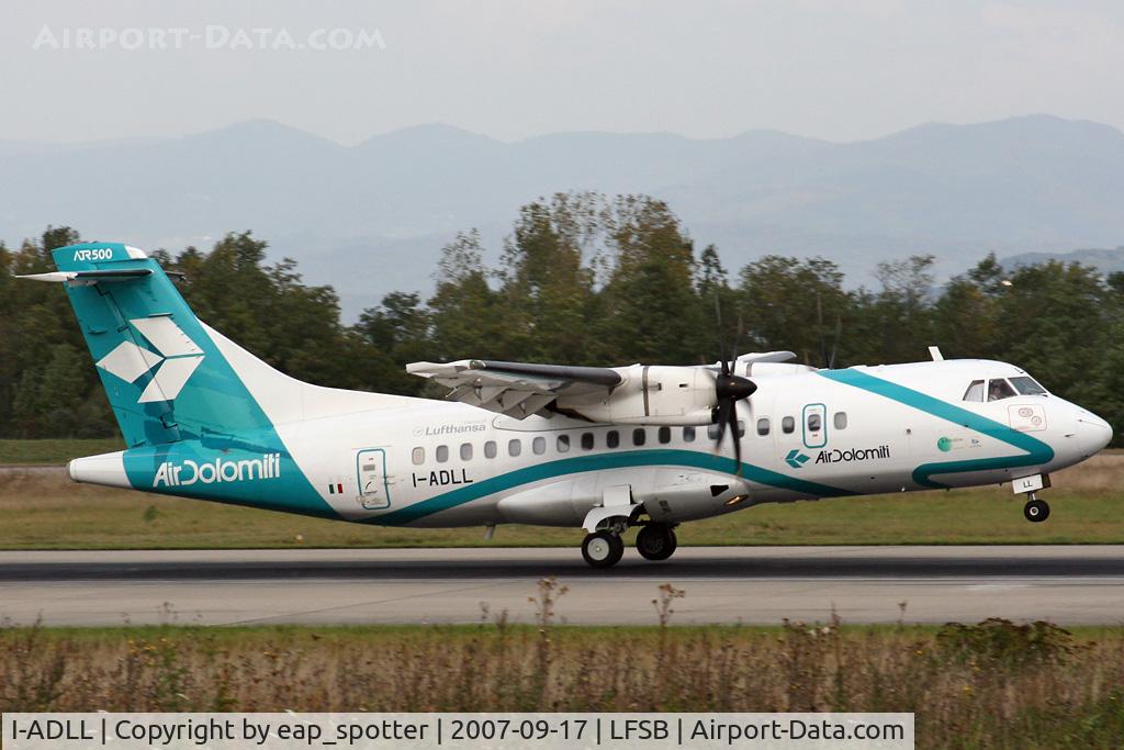 I-ADLL, 1997 ATR 42-512 C/N 518, landing on rwy 16 as LH 3824 from MUC