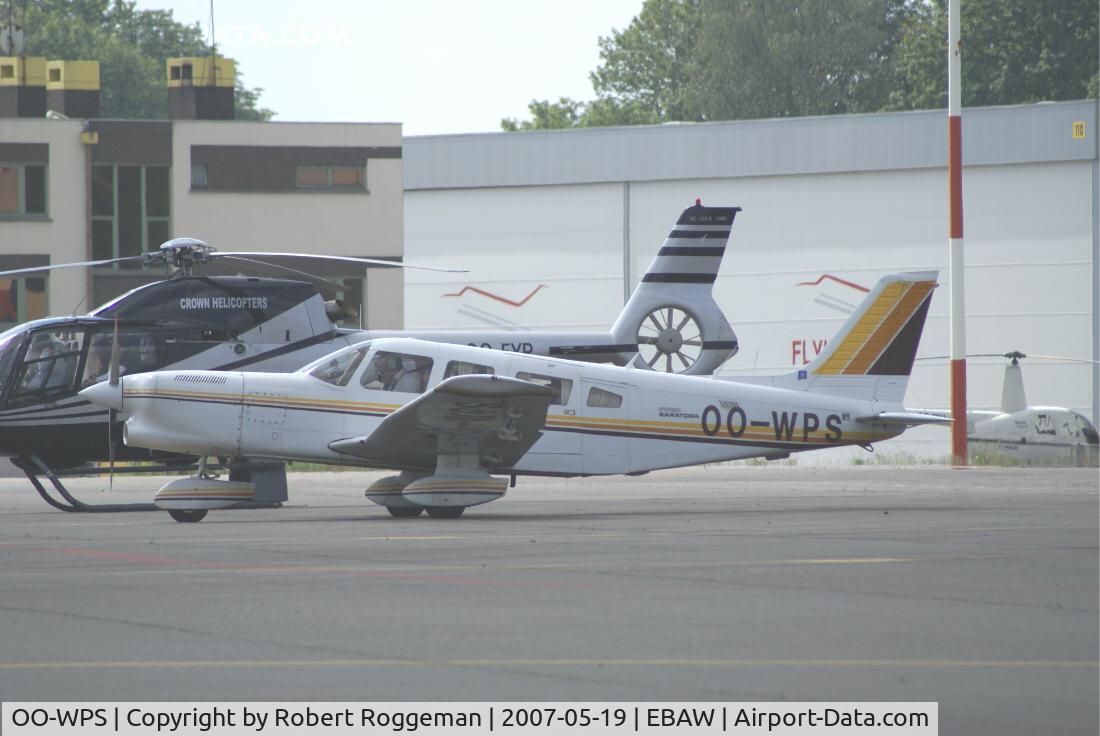 OO-WPS, 1980 Piper PA-32-301T Saratoga Saratoga C/N 32-8024011, On the flightline during 17 th Antwerp Stampe Fly in.
