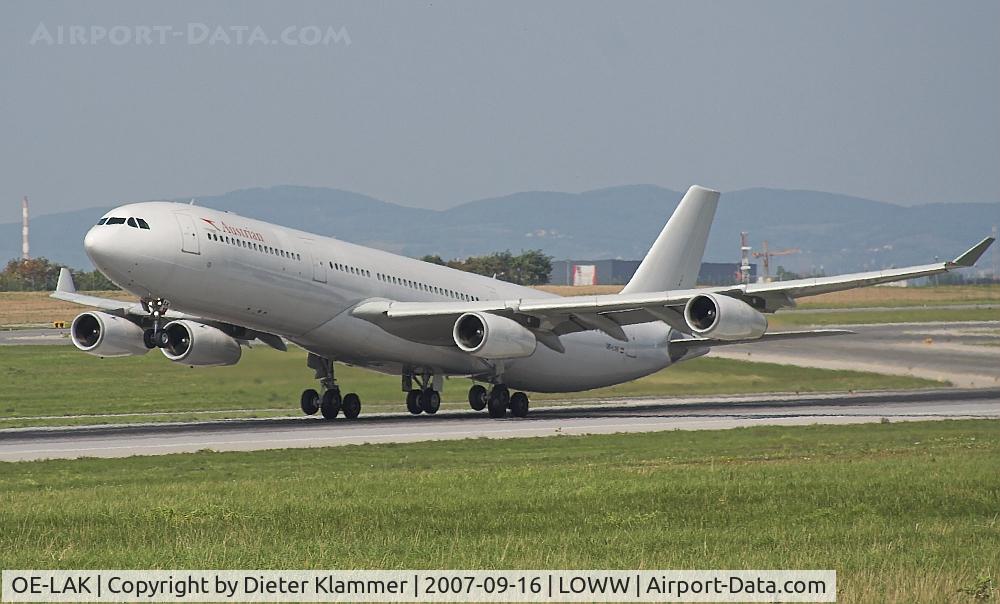 OE-LAK, 1997 Airbus A340-313 C/N 169, Austrian  A340