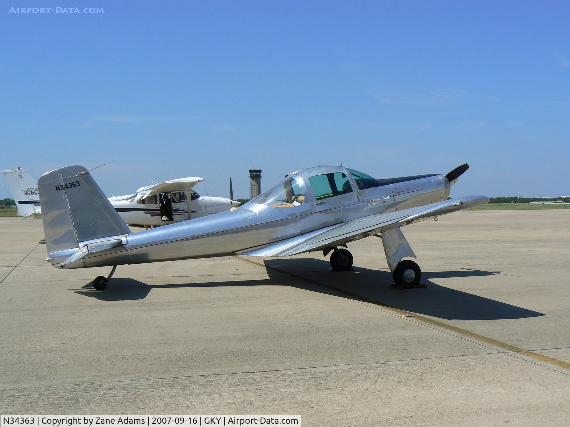 N34363, Meyers MAC-145 C/N 206, on the ramp at Arlington Muni