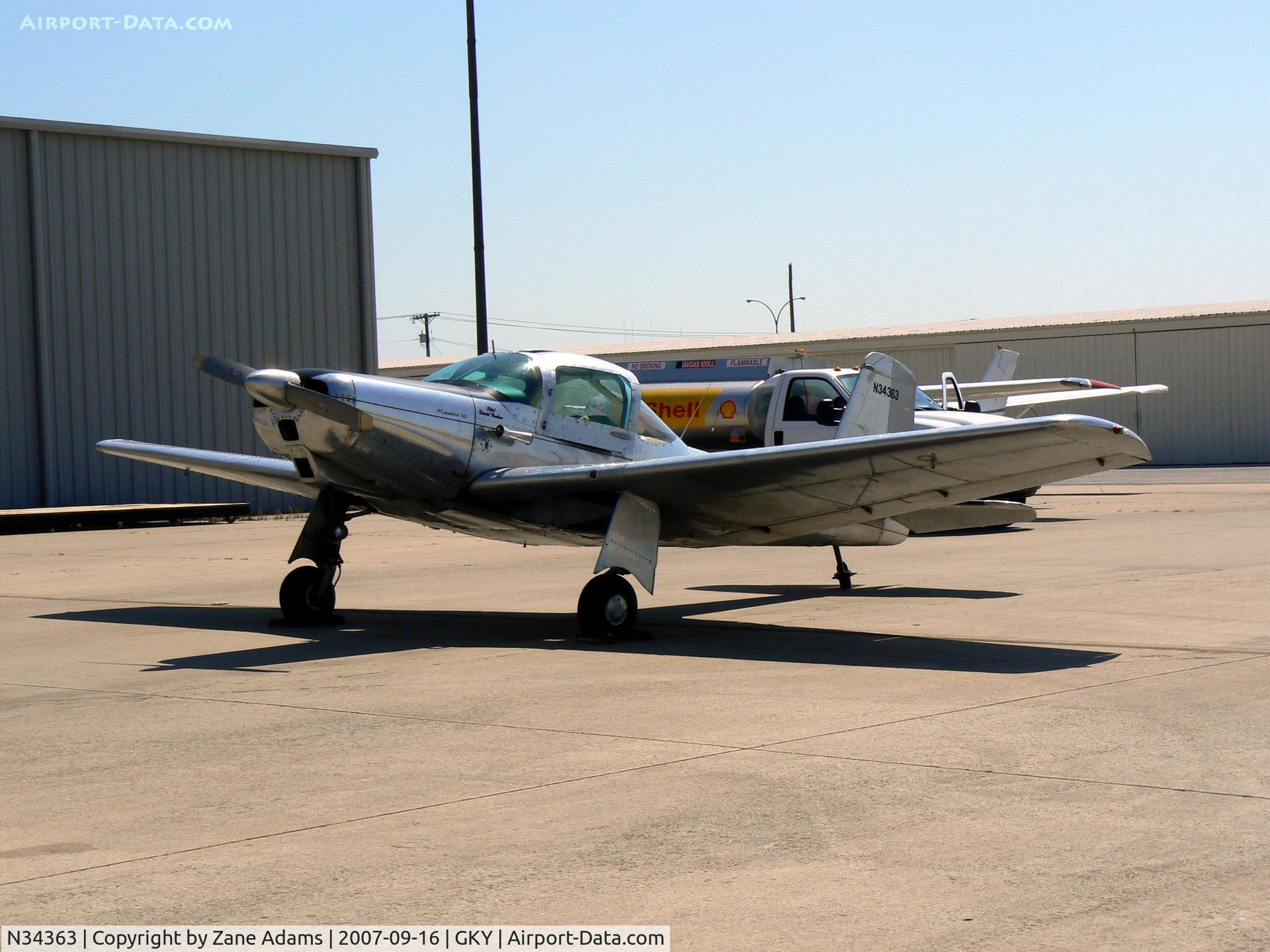 N34363, Meyers MAC-145 C/N 206, on the ramp at Arlington Muni