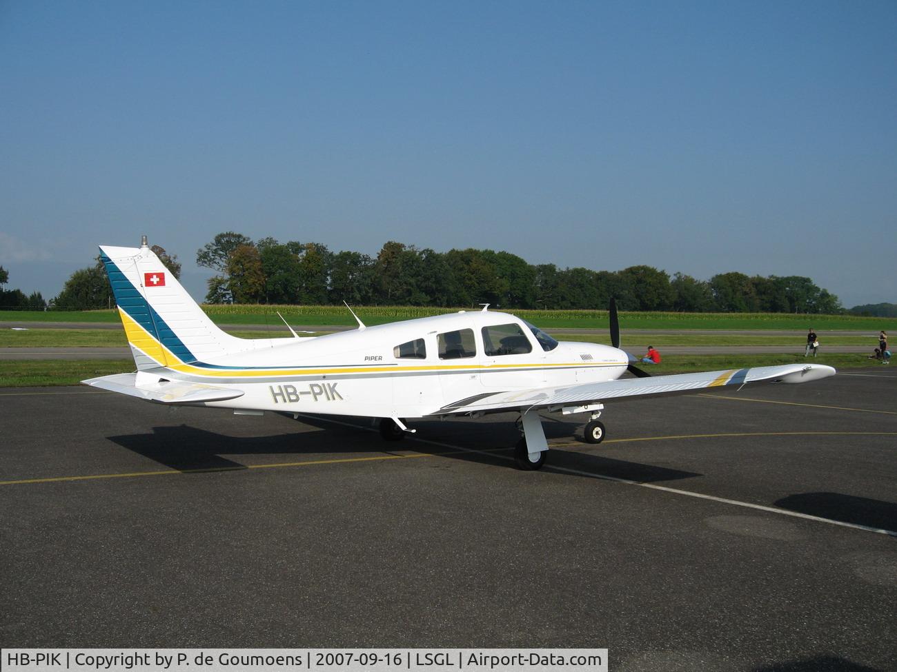 HB-PIK, 1978 Piper PA-28R-201T Cherokee Arrow III C/N 28R-7803343, At Lausanne Airport