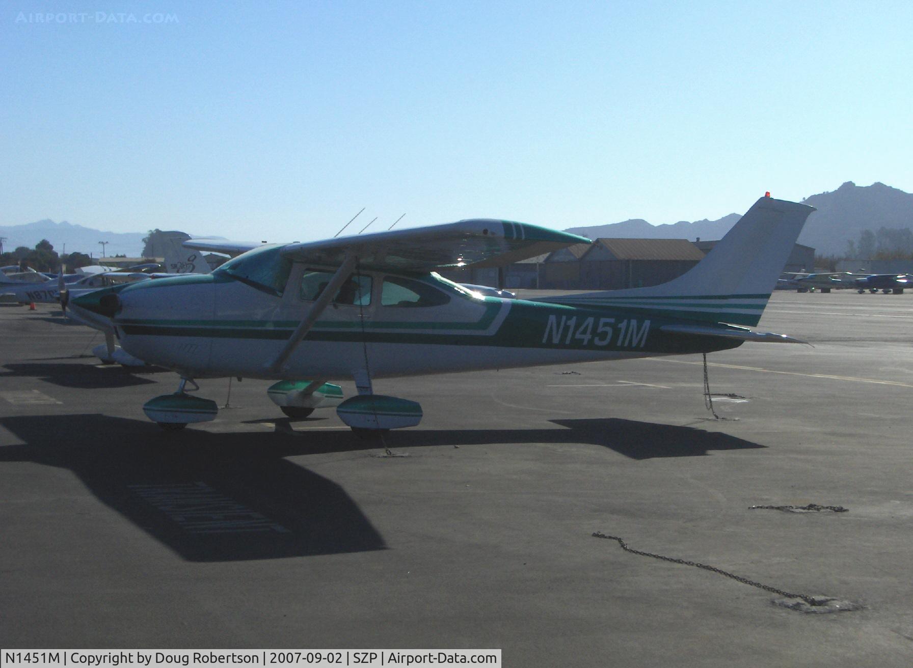 N1451M, 1975 Cessna 182P Skylane C/N 18264335, 1975 Cessna 182P, Continental O-470-S 230 Hp