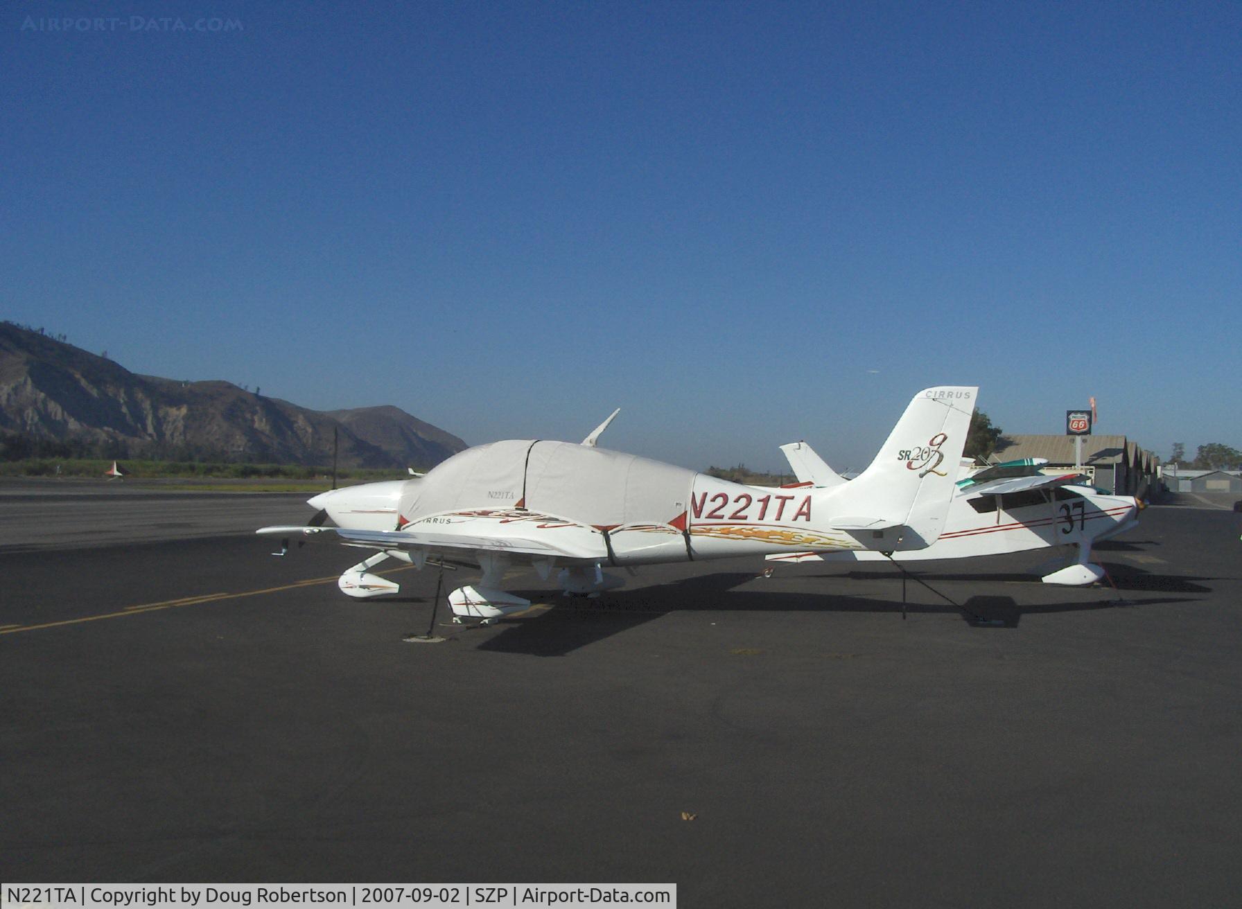 N221TA, 2007 Cirrus SR20 G2 C/N 1794, 2007 Cirrus SR20, Continental IO-360-ES 200 Hp