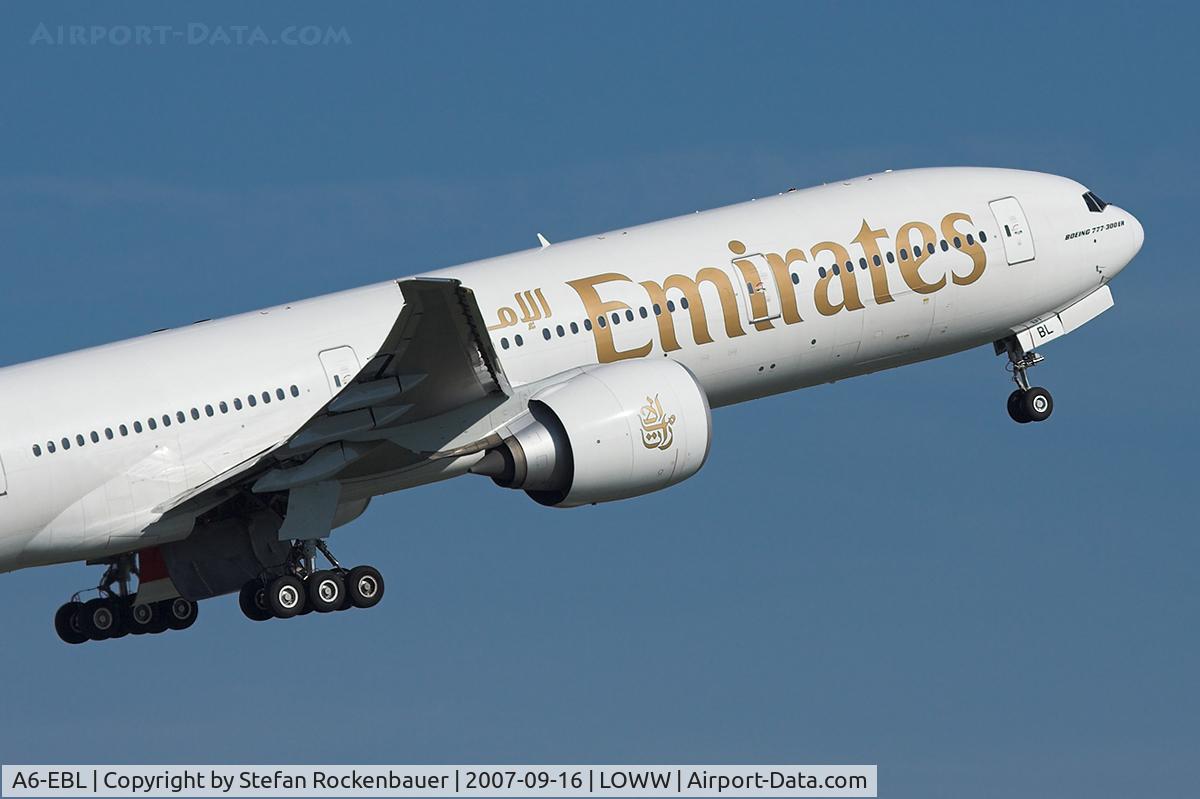 A6-EBL, 2006 Boeing 777-31H/ER C/N 32709, Emirates 777-300ER