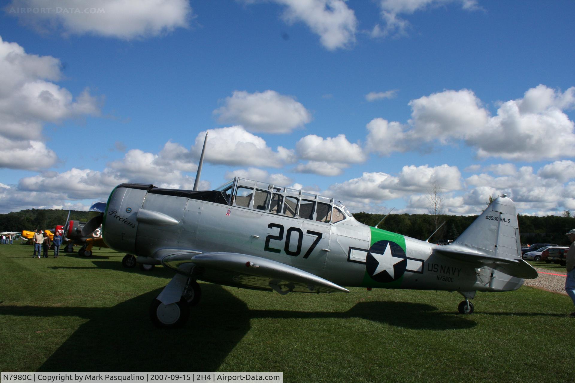 N7980C, 1943 North American SNJ-5 Texan Texan C/N 43938, North American SNJ-5