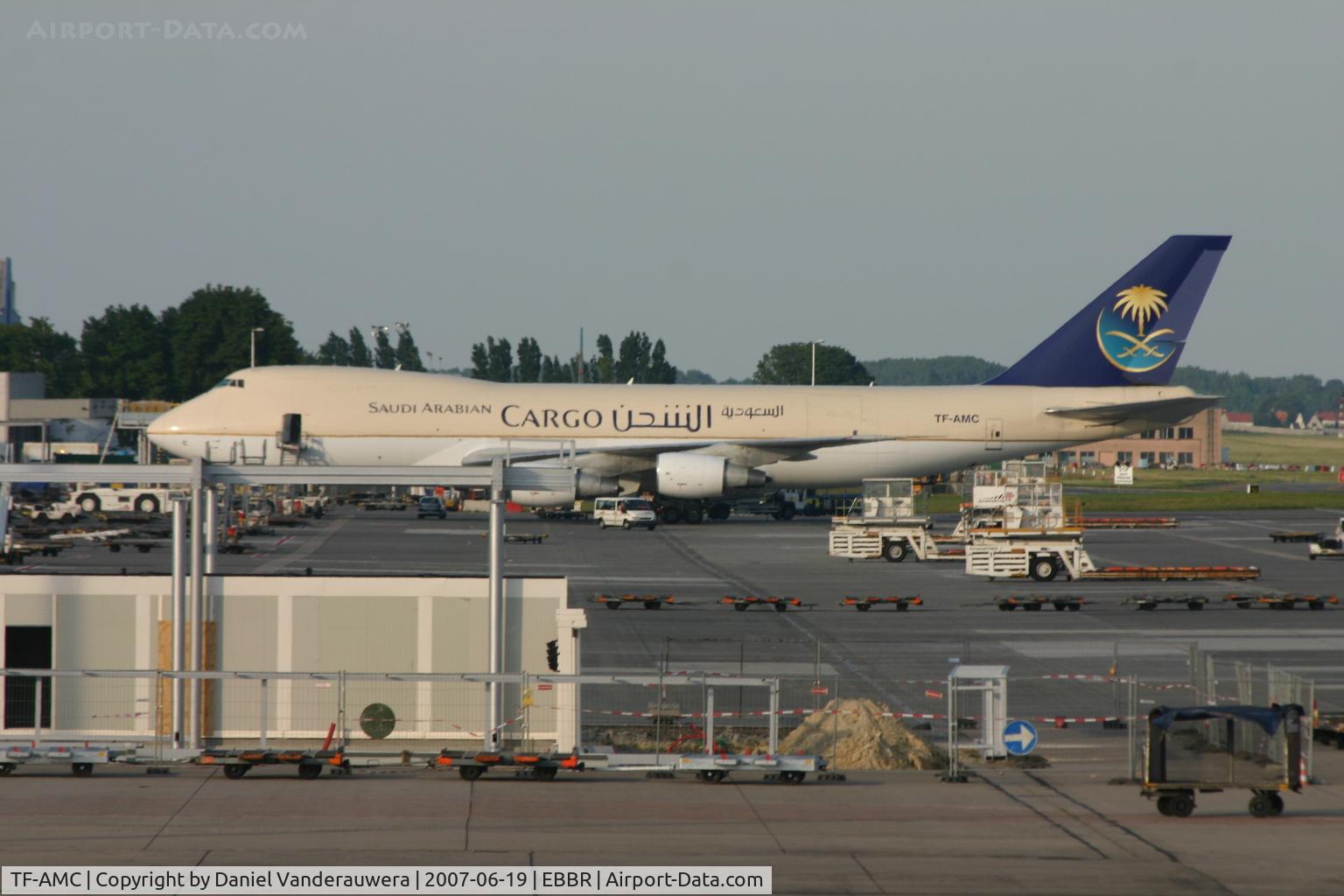 TF-AMC, 1979 Boeing 747-2B3F/SCD C/N 21835, Brucargo apron