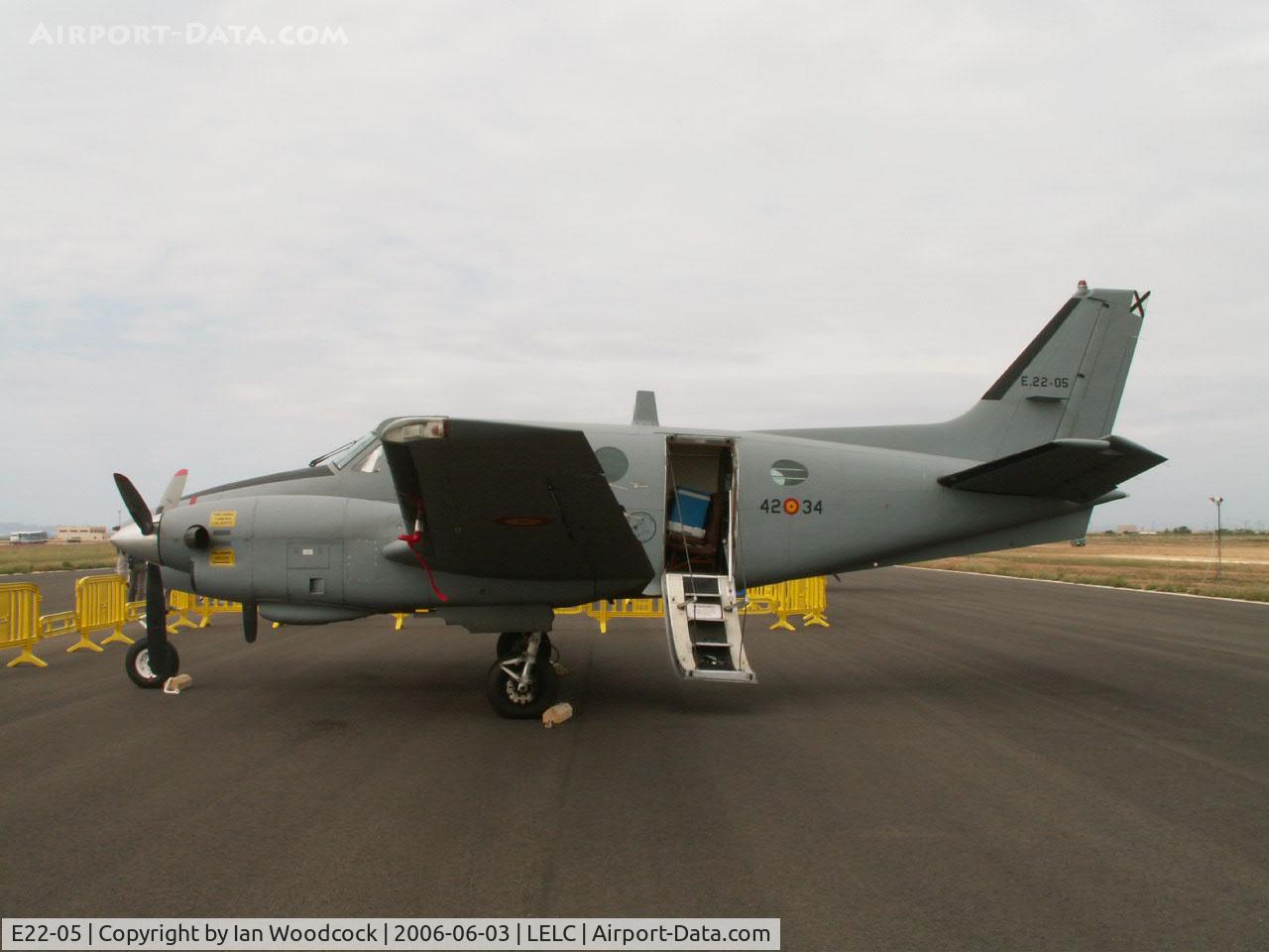 E22-05, Beech C90 King Air C/N LJ-623, Beech C90/San Javier,Murcia.