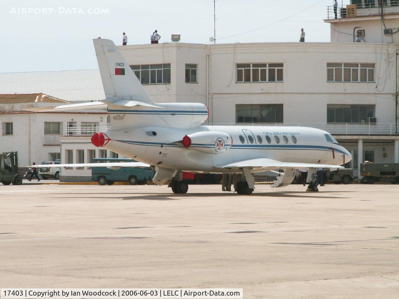 17403, 1990 Dassault Falcon 50 C/N 221, Falcon 50/Portuguese AF/San Javier,Murcia.