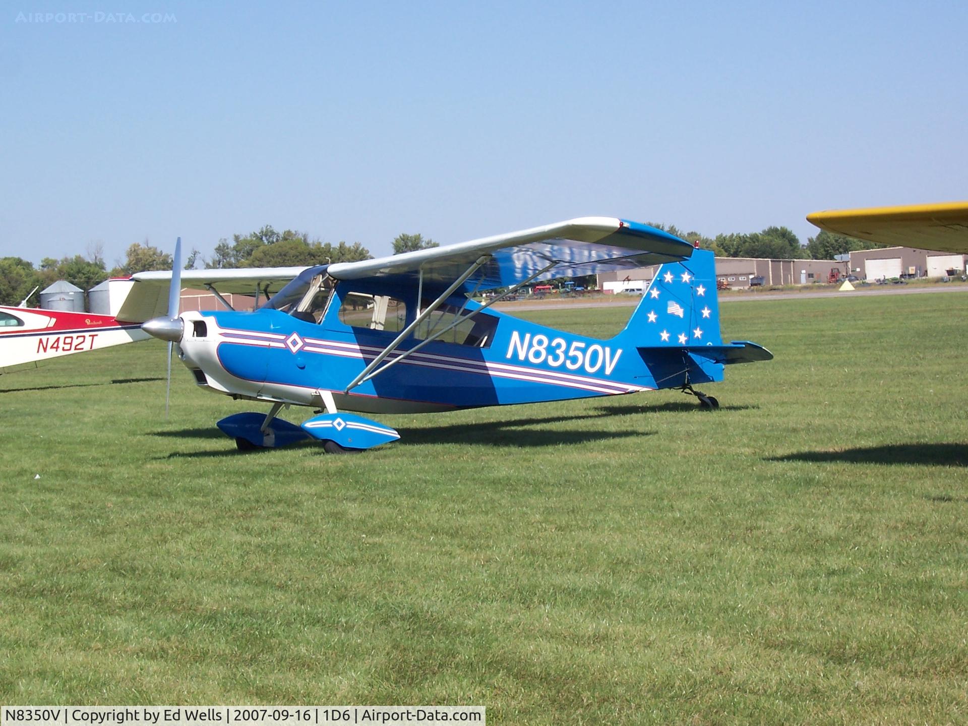 N8350V, 1966 Champion 7ECA Citabria C/N 85, Hector MN Flight Breakfast