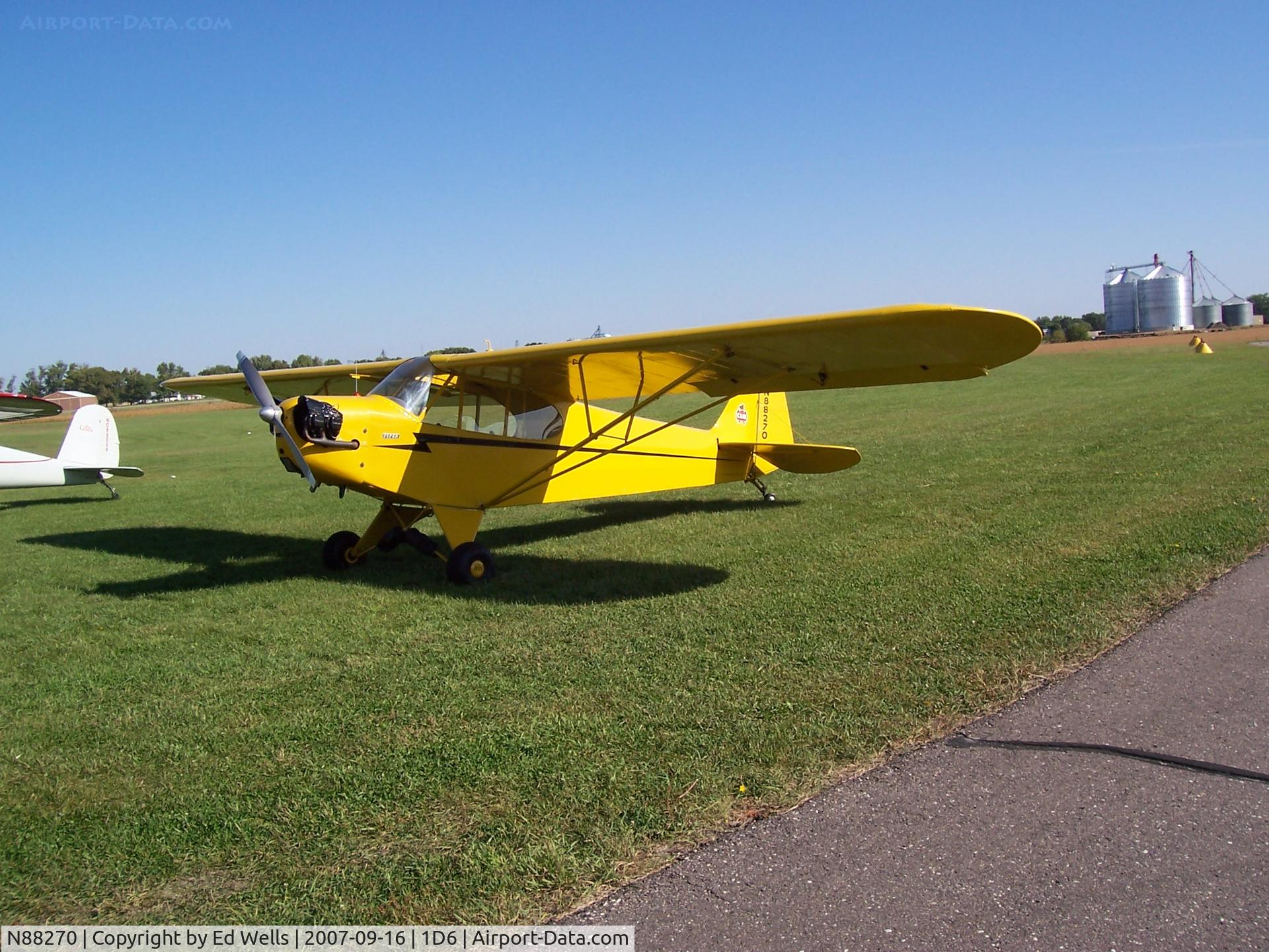 N88270, 1946 Piper J3C-65 Cub C/N 15888, Hector MN Flight Breakfast
