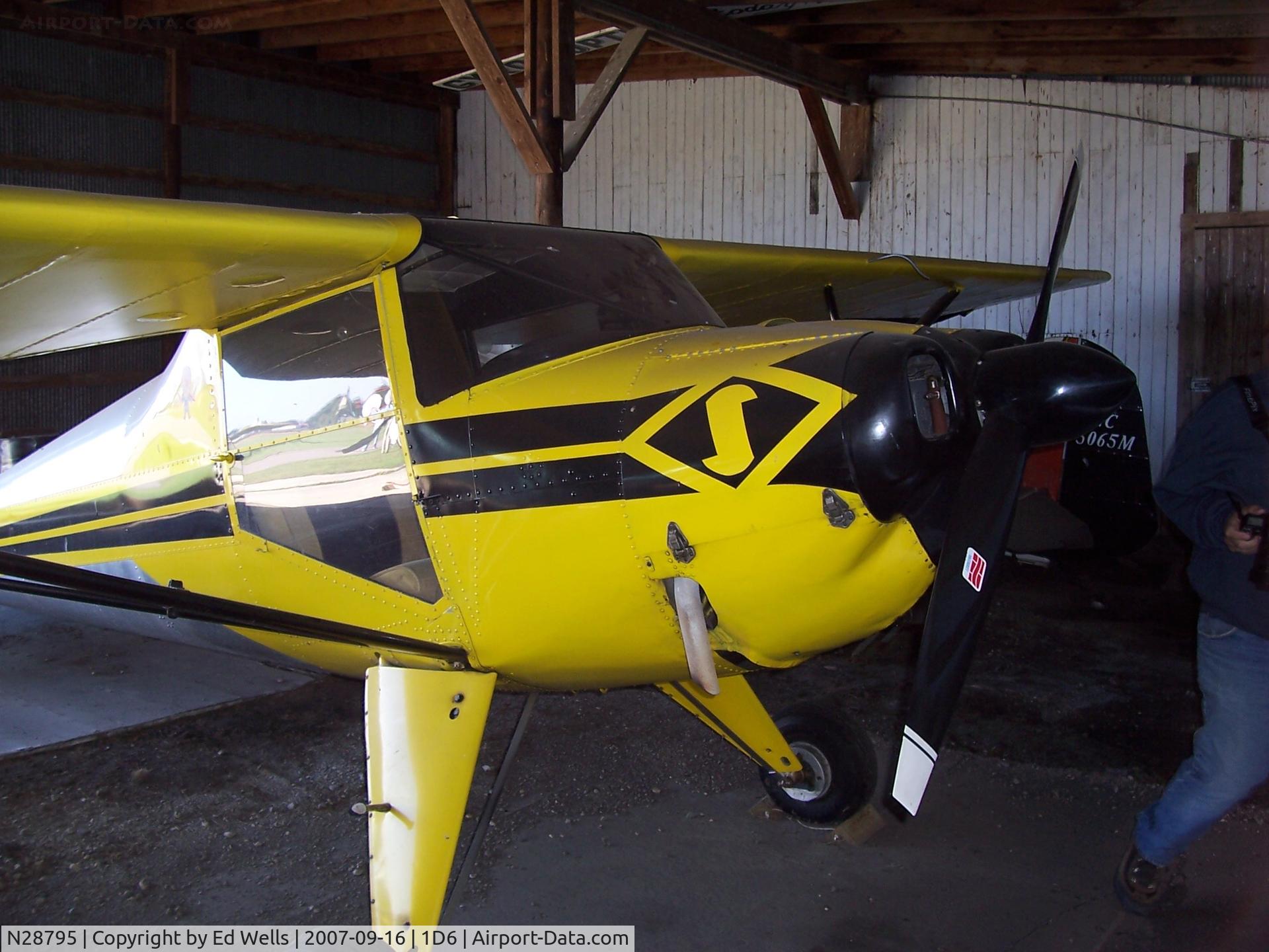 N28795, 1940 Luscombe 8B C/N 1556, Hector MN Flight Breakfast