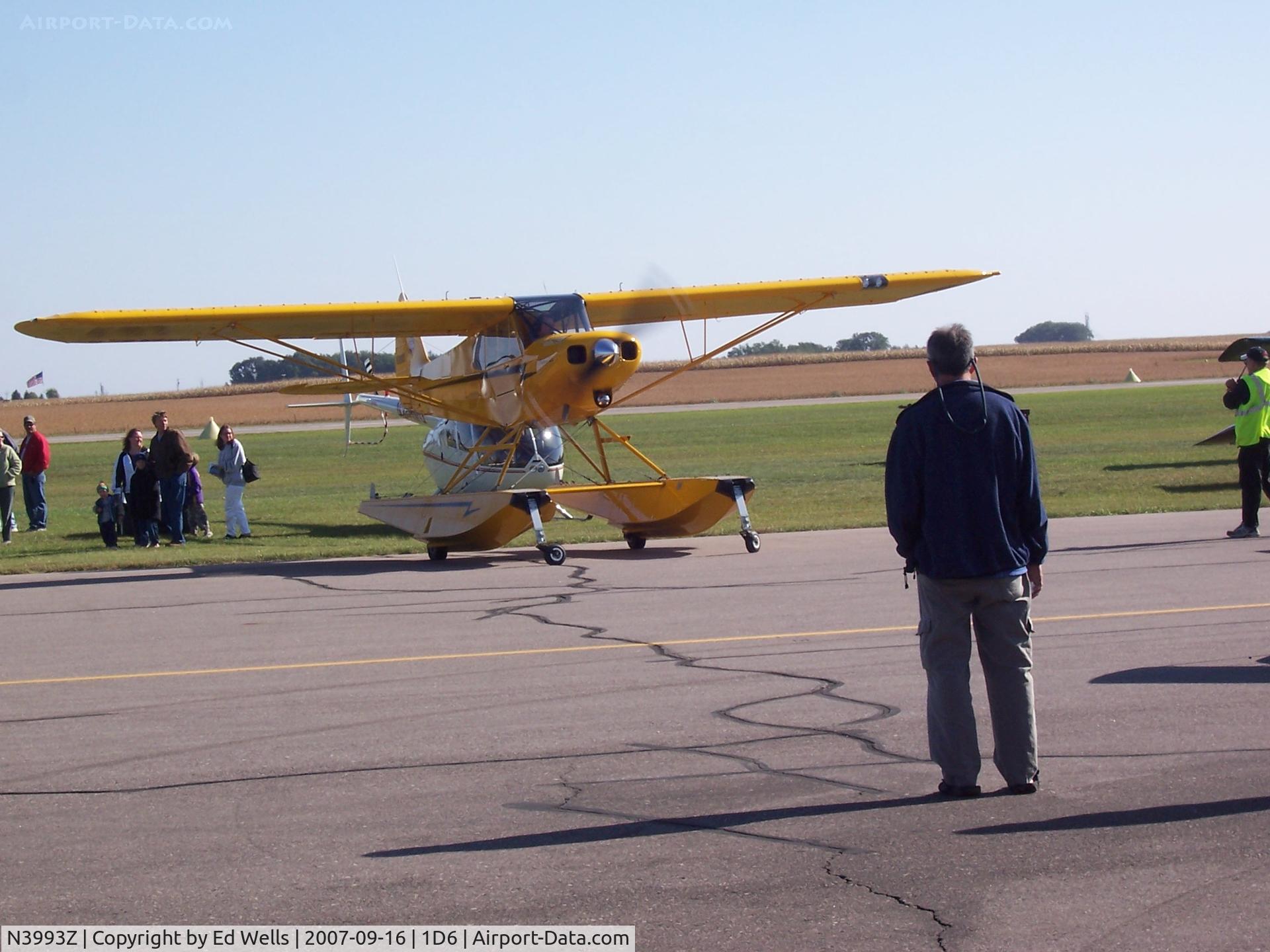 N3993Z, Piper PA-18-150 Super Cub C/N 18-7940, Hector MN Flight Breakfast