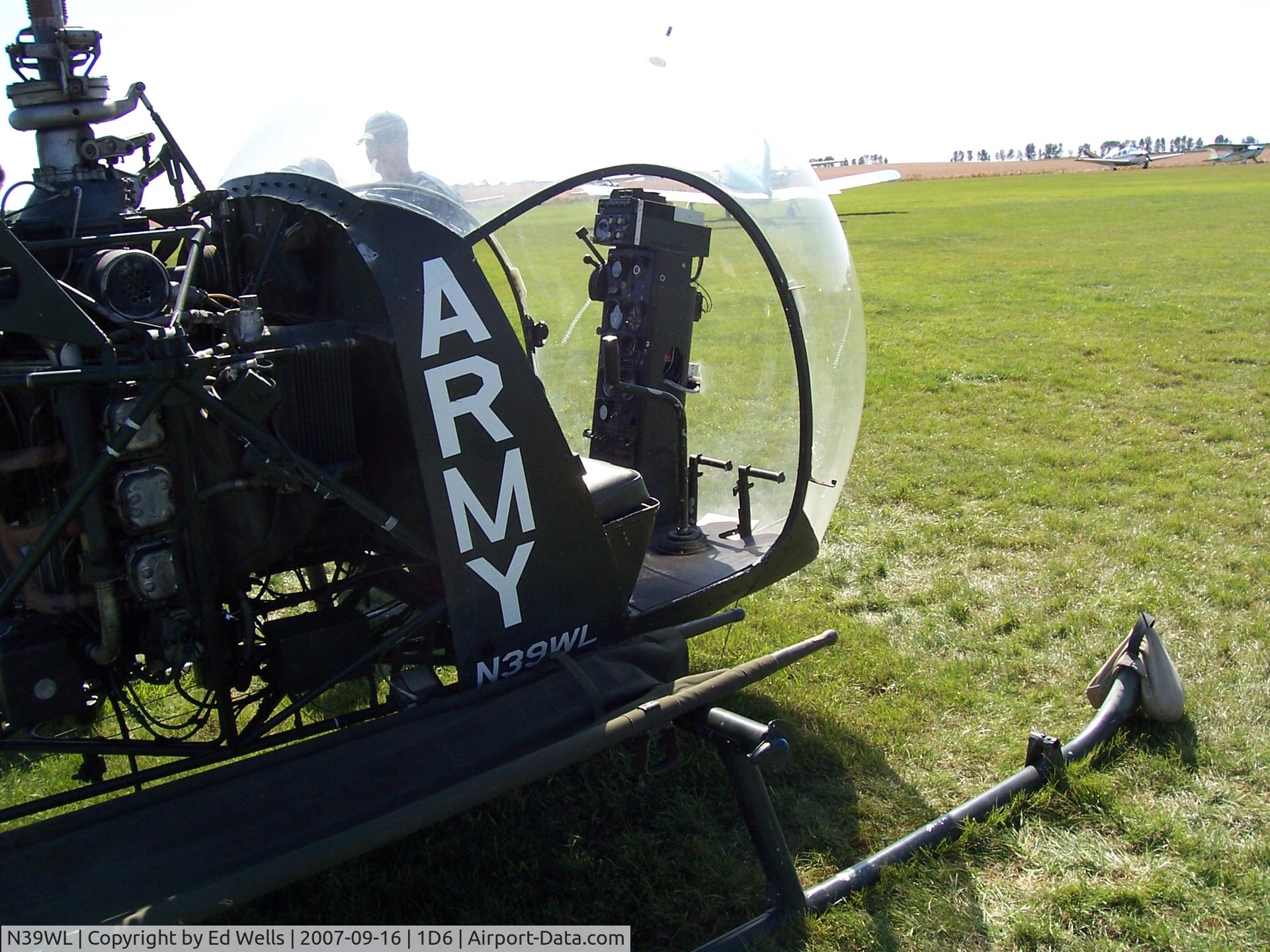 N39WL, Bell OH-13E C/N 514, Hector MN Flight Breakfast