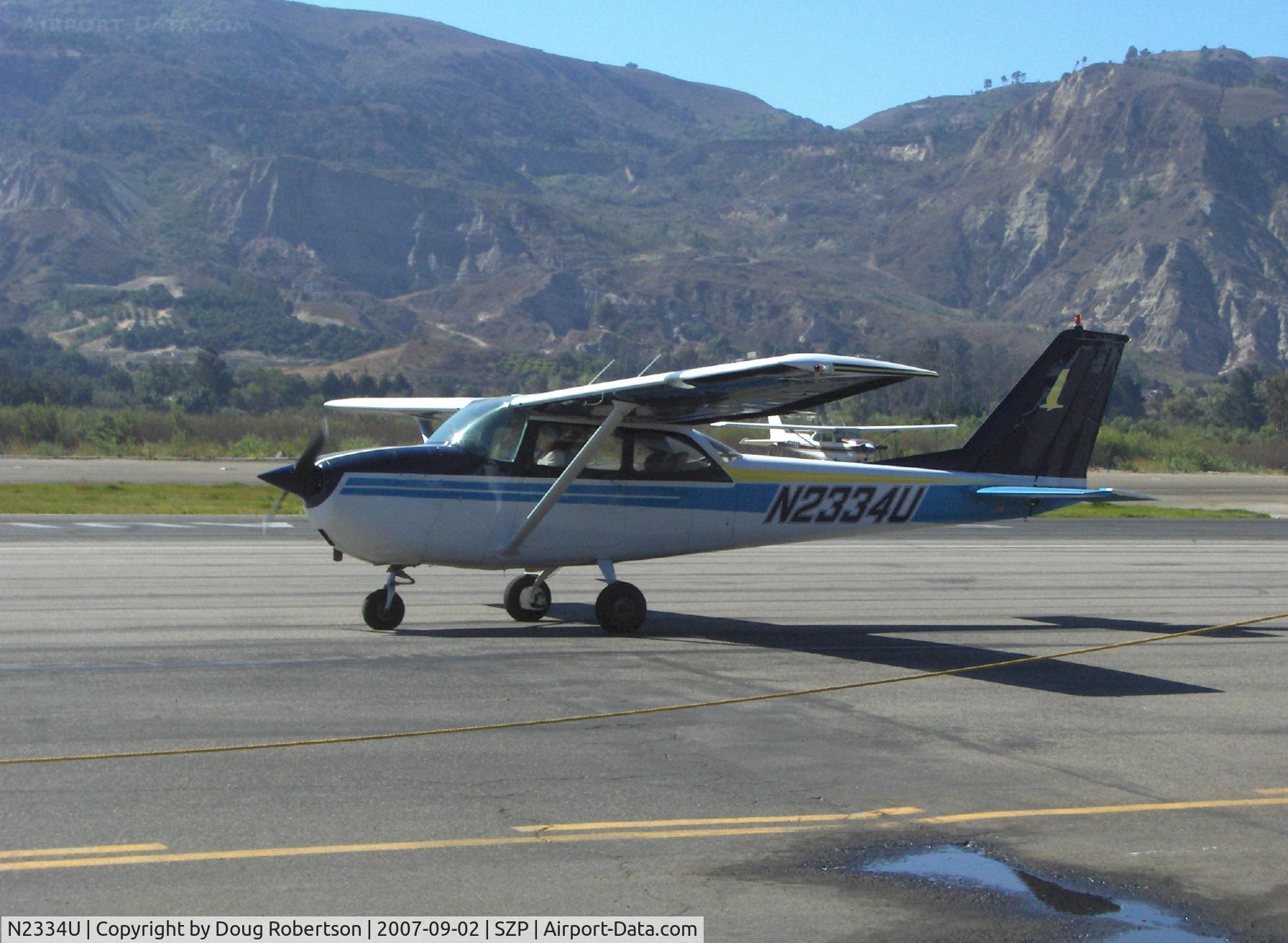 N2334U, 1962 Cessna 172D C/N 17249934, 1962 Cessna 172D, Continental O-300 145 Hp, taxi