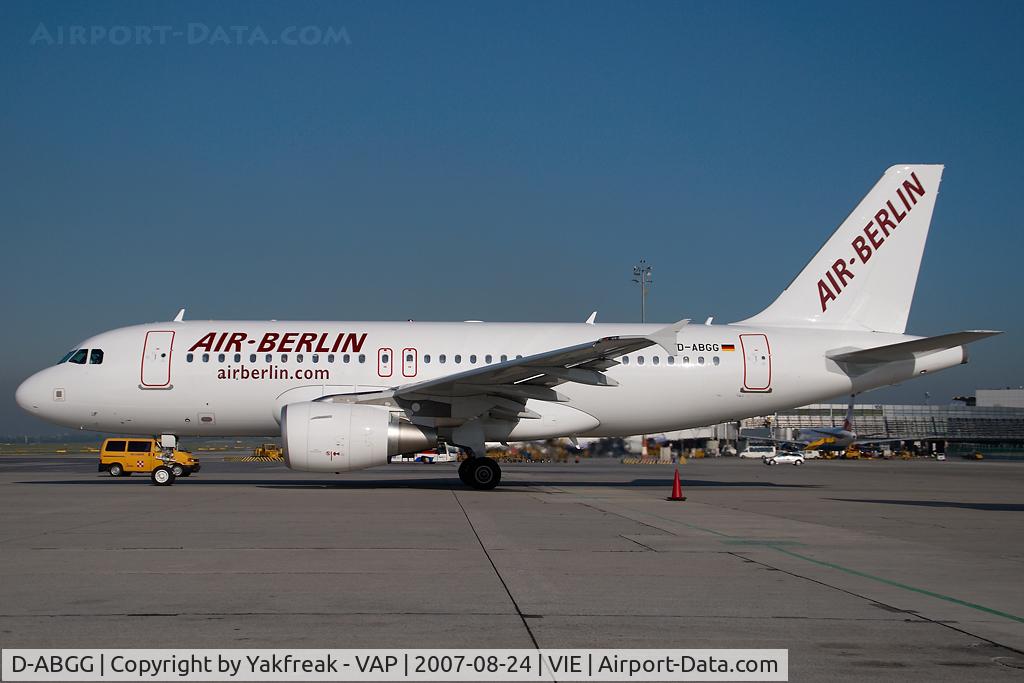 D-ABGG, 2007 Airbus A319-111 C/N 3202, Air Berlin Airbus 319