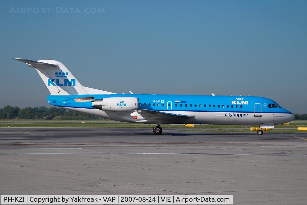 PH-KZI, 1997 Fokker 70 (F-28-0070) C/N 11579, KLM Fokker 70
