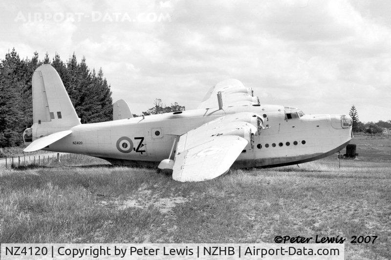 NZ4120, 1945 Short S.25 Sunderland V C/N ex RN291, scrapped at Hobsonville Jan67
