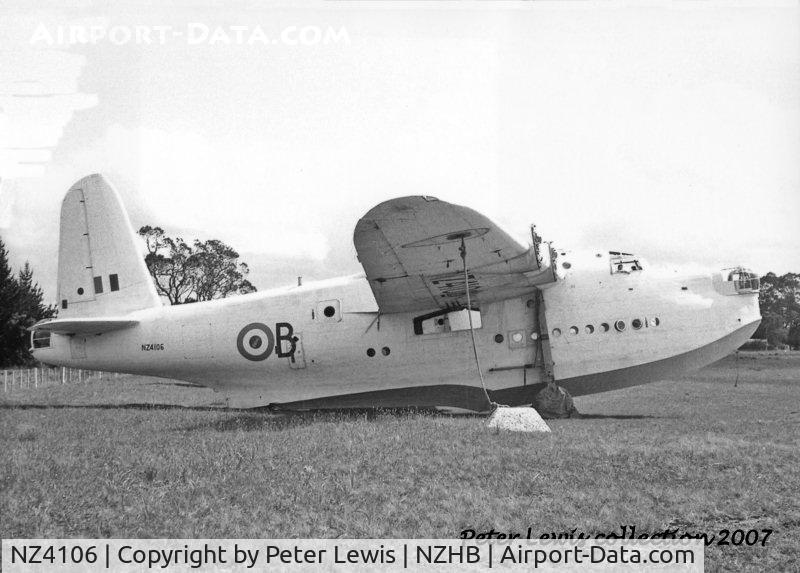 NZ4106, 1945 Short S.25 Sunderland V C/N ex RN280, for sale as scrap Aug66
