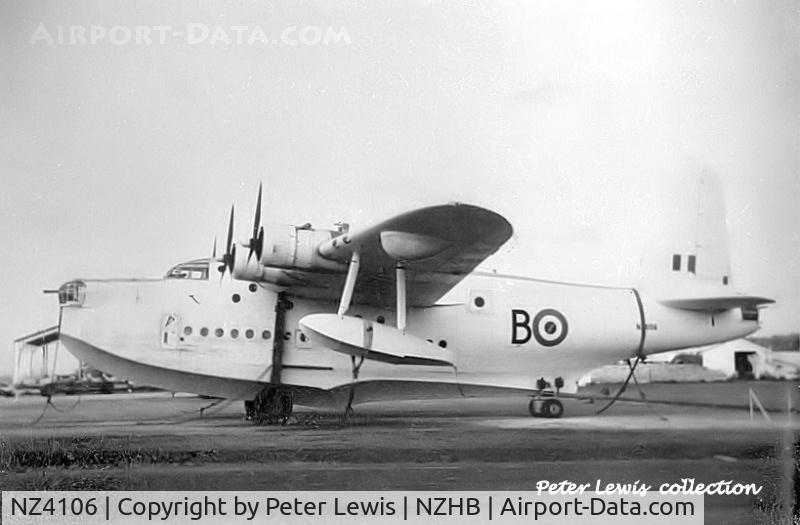 NZ4106, 1945 Short S.25 Sunderland V C/N ex RN280, RNZAF 5sdn 'B'