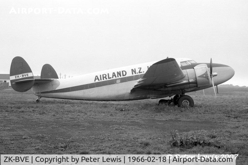 ZK-BVE, Lockheed 18-56 Lodestar C/N 2020, ex BOAC aircraft, working as a topdressor