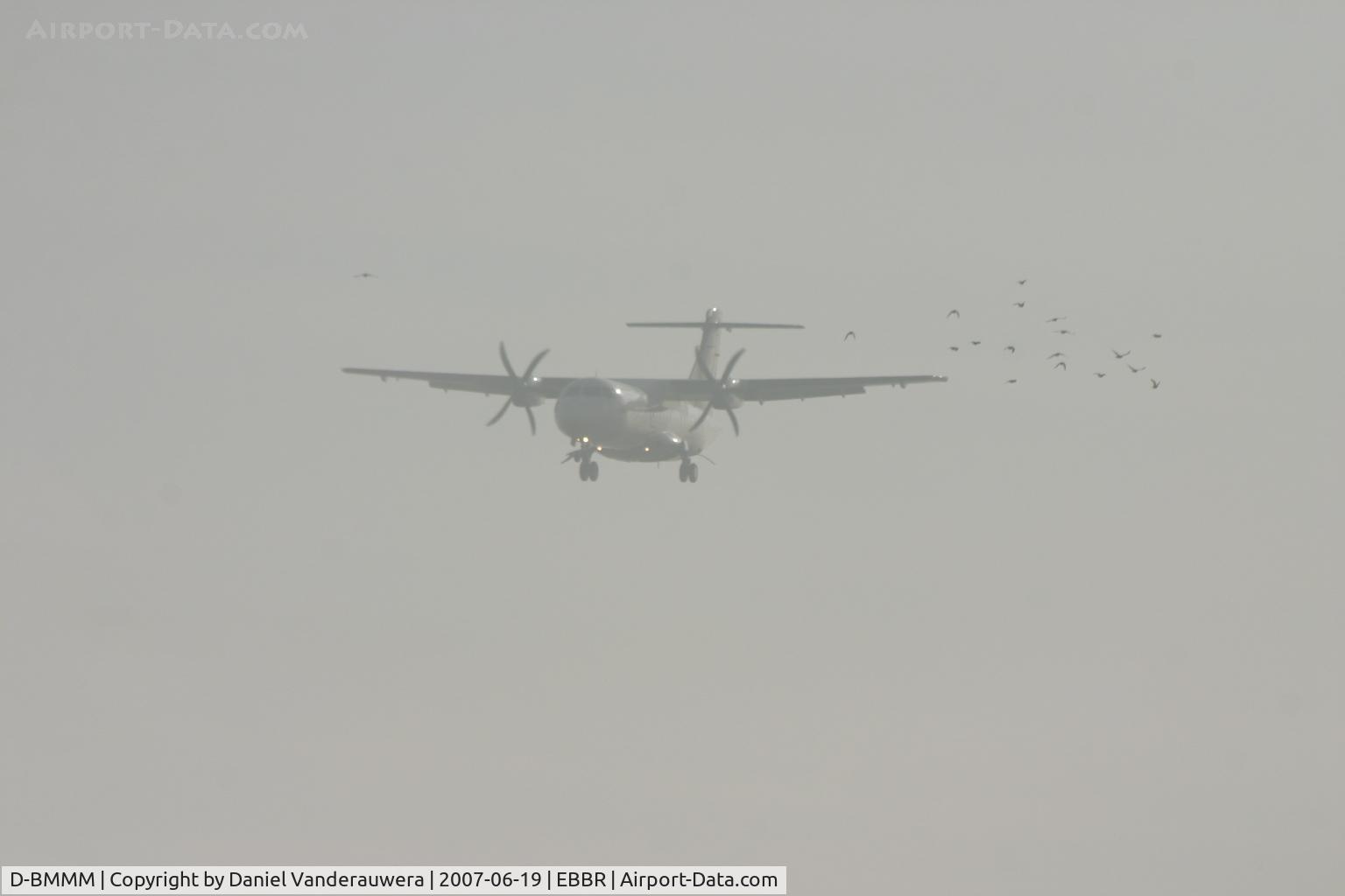 D-BMMM, 1997 ATR 42-500 C/N 546, early arrival of flight LH4650