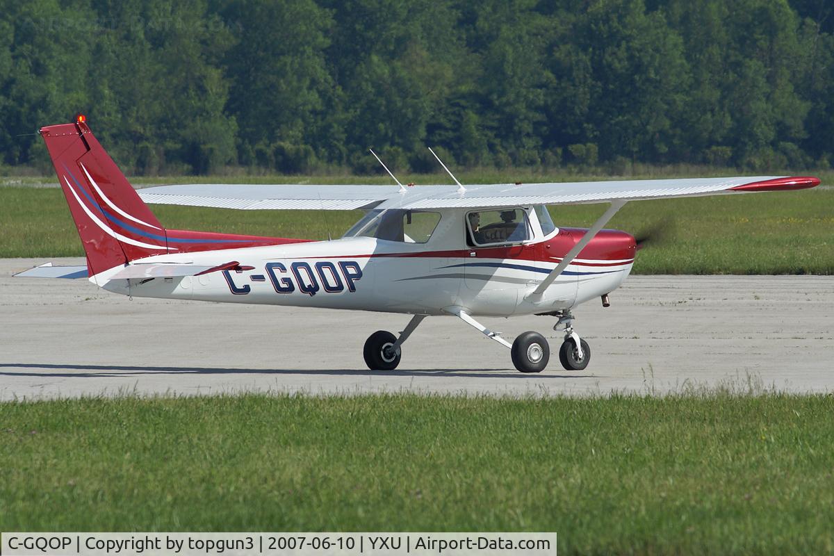 C-GQOP, 1979 Cessna 152 C/N 15283484, On Ramp 2 ready for departure.