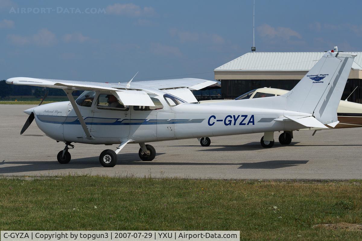 C-GYZA, 1977 Cessna 172N C/N 17269153, Parked at ESSO ramp.