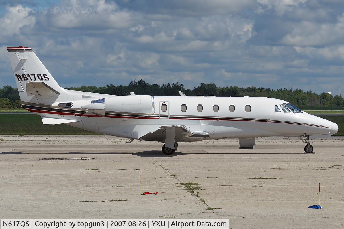 N617QS, 2004 Cessna 560XL Citation XLS C/N 560-5509, Parked at SHELL ramp.