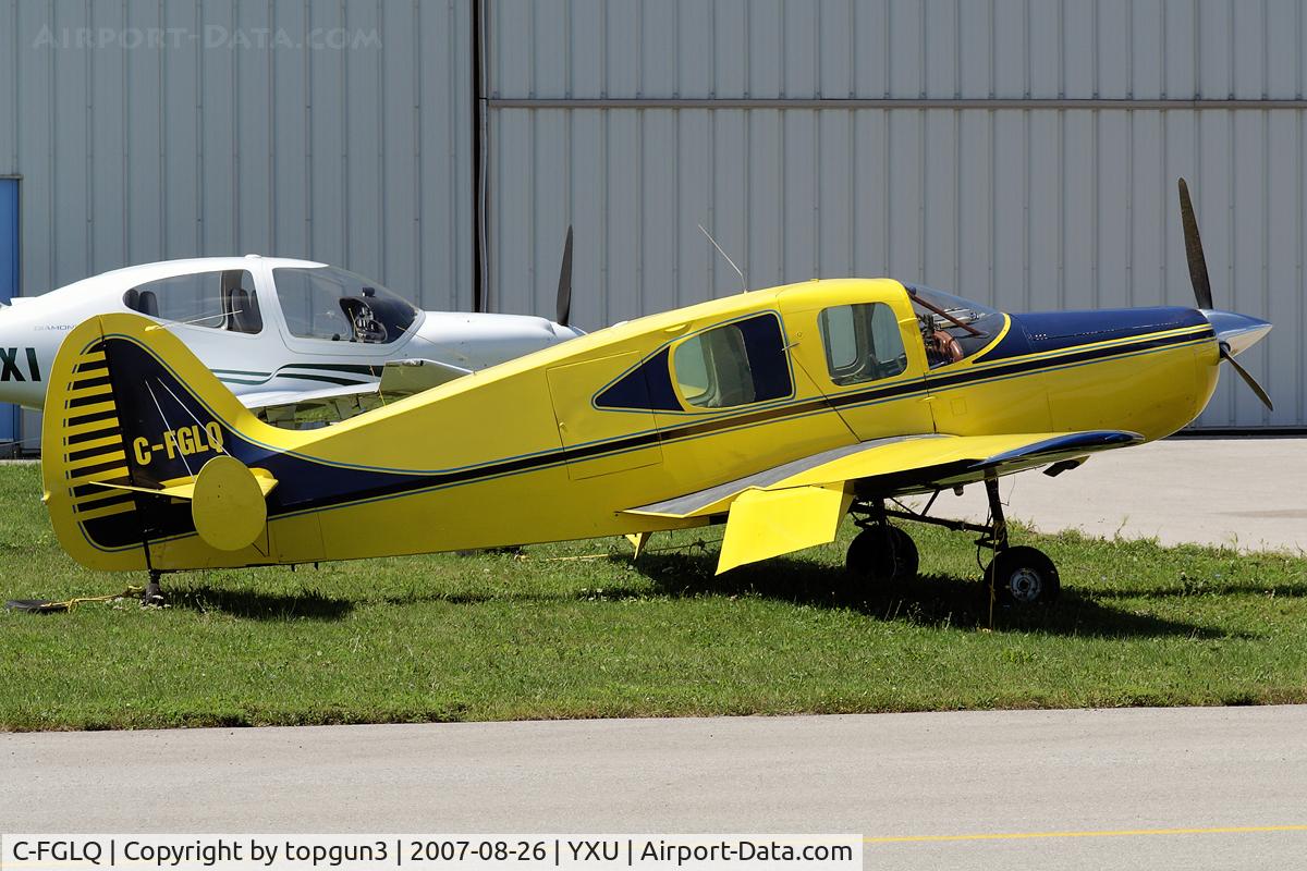 C-FGLQ, 1950 Bellanca 14-19 Cruisair Senior C/N 2008, Parked by XU Aviation hangar.