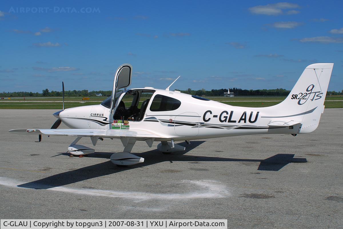 C-GLAU, 2004 Cirrus SR22 GTS C/N 1290, Parked at ESSO ramp.