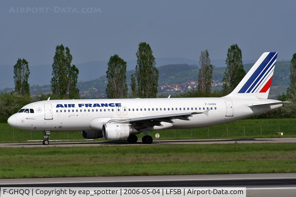 F-GHQQ, 1992 Airbus A320-211 C/N 0352, taxi to holdingpoint