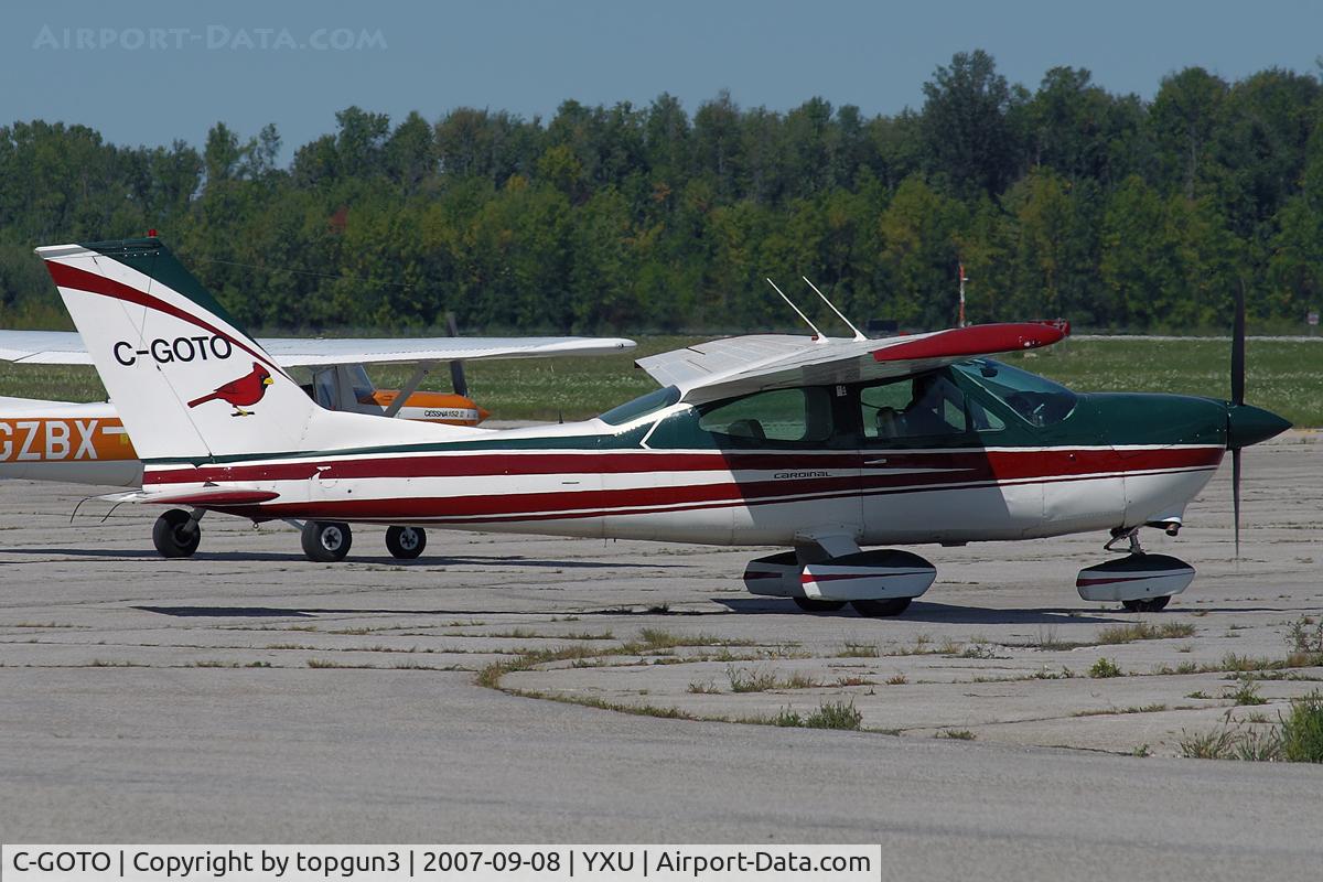 C-GOTO, 1973 Cessna 177B Cardinal C/N 17701950, Taxiing across Ramp II.