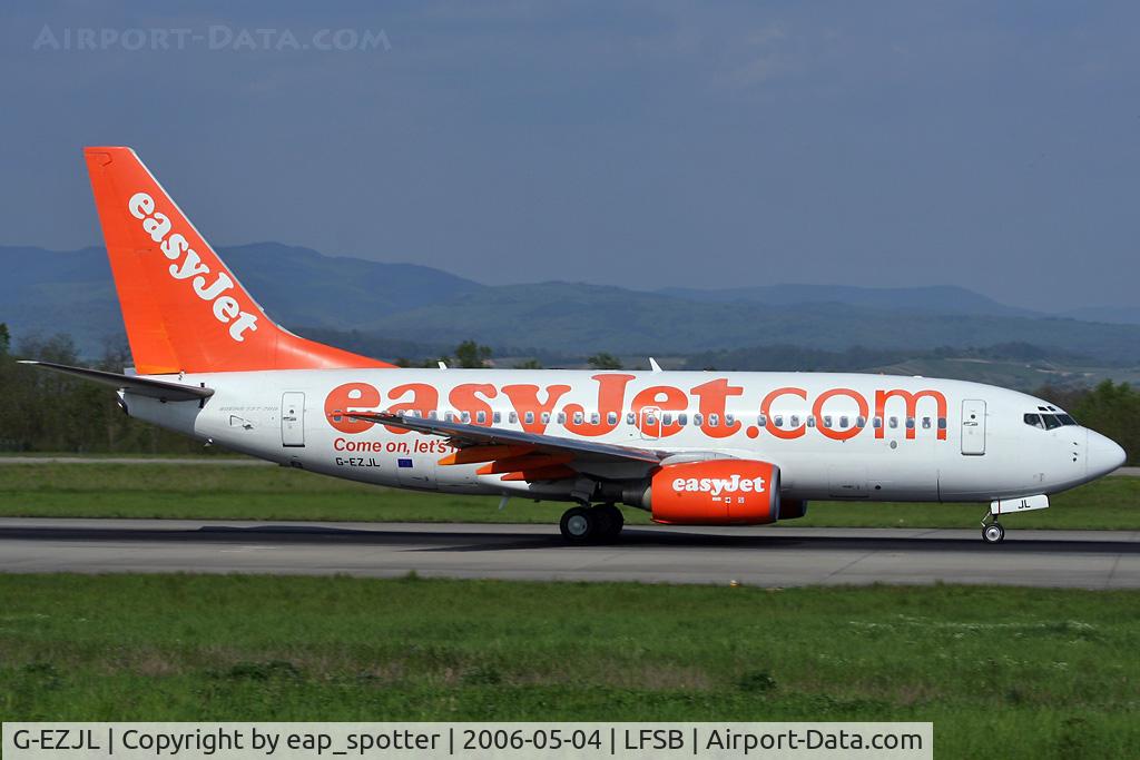 G-EZJL, 2002 Boeing 737-73V C/N 30247, departing to STN